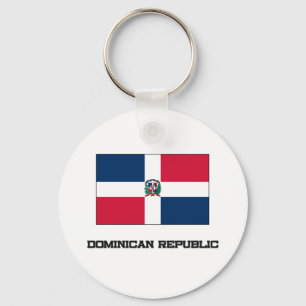 Dominican Republic Flag Key Ring