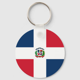 Dominican Republic Flag Key Ring