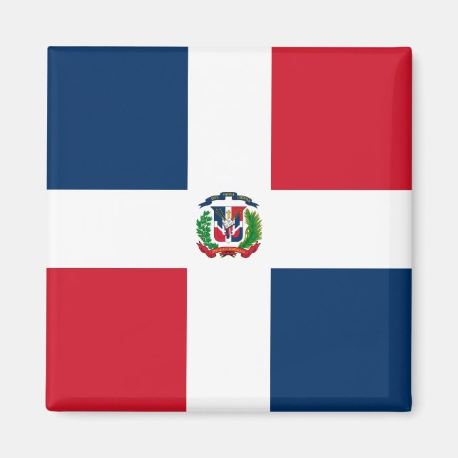 Dominican Republic Flag Magnet (Front)