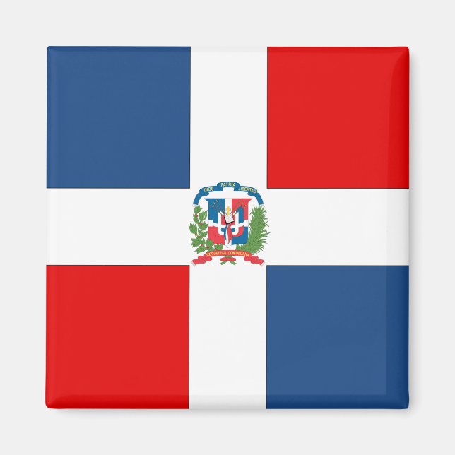 Dominican Republic Flag Magnet (Front)