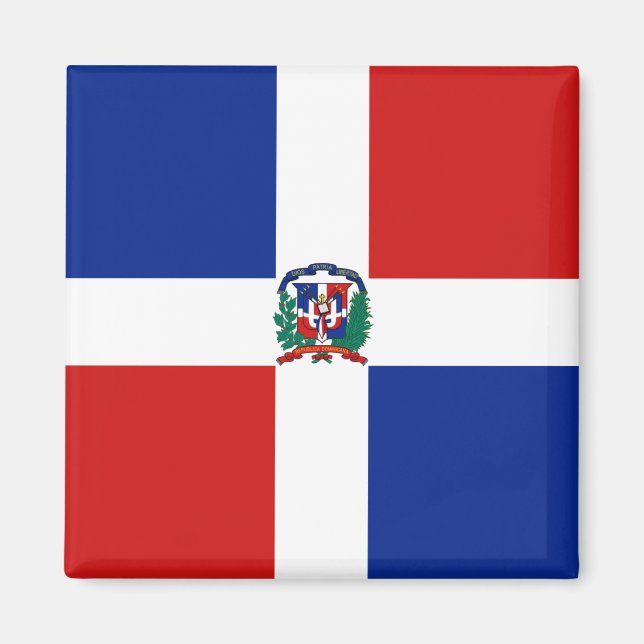 Dominican Republic Flag Magnet (Front)