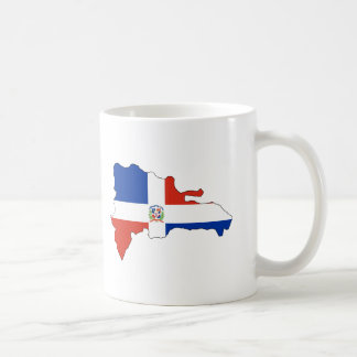Dominican Republic flag map Coffee Mug