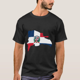 Dominican Republic Flag Map DO T-Shirt