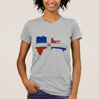 Dominican Republic flag map T-Shirt