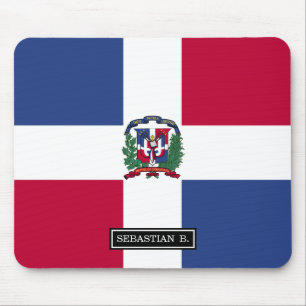 Dominican Republic Flag Mouse Mat