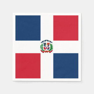Dominican Republic flag Paper Napkin