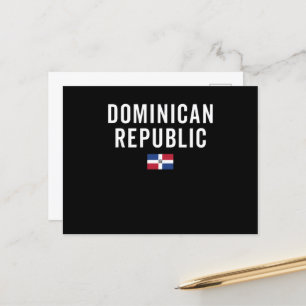 Dominican Republic Flag - Patriotic Flag Postcard