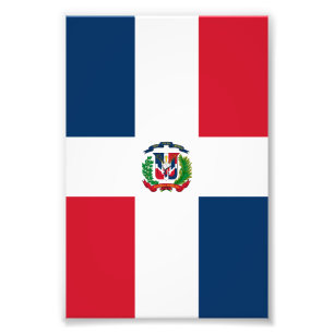 Dominican Republic flag Photo Print