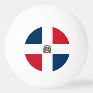 Dominican Republic flag Ping Pong Ball