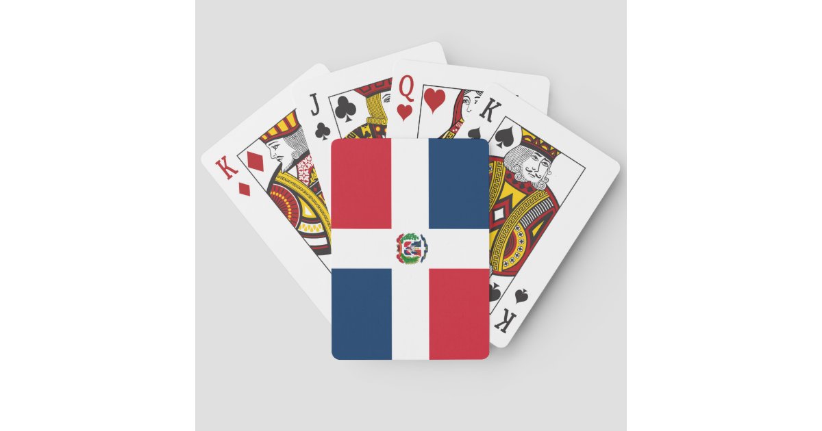 Dominican Republic Flag Playing Cards Zazzle