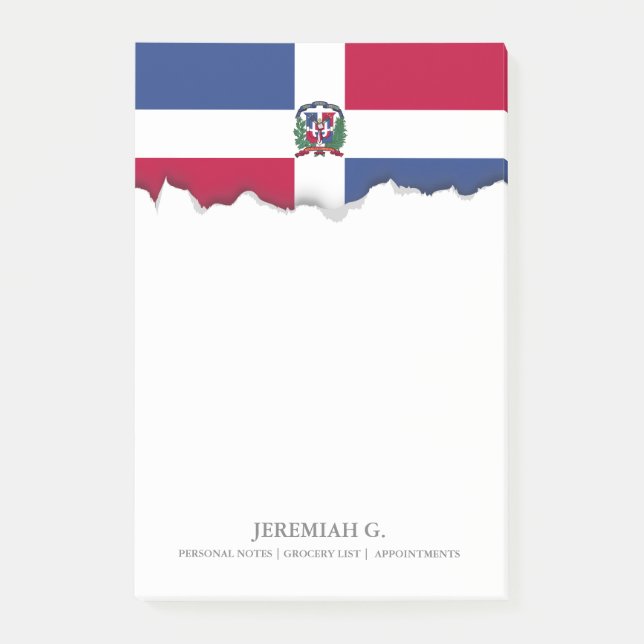 Dominican Republic Flag Post-it Notes (Front)