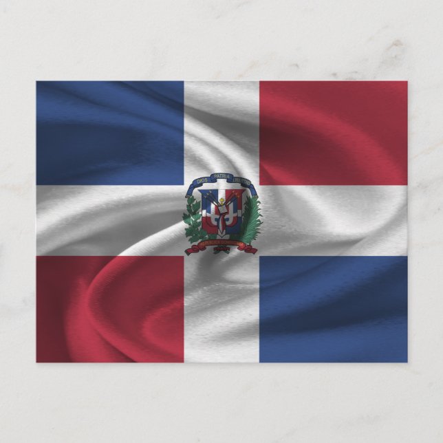 Dominican Republic Flag Postcard (Front)