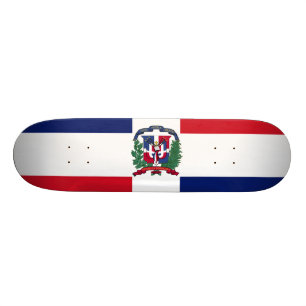 Dominican Republic Flag Skateboard
