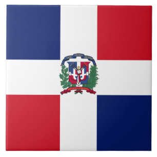 Dominican Republic Flag Tile