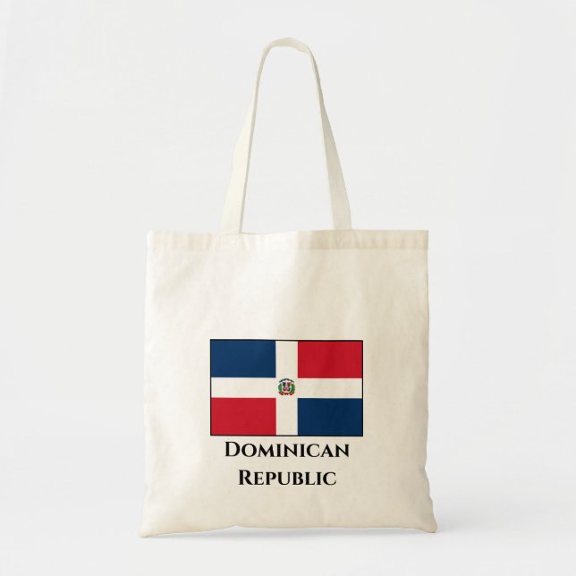Dominican Republic Flag Tote Bag (Front)
