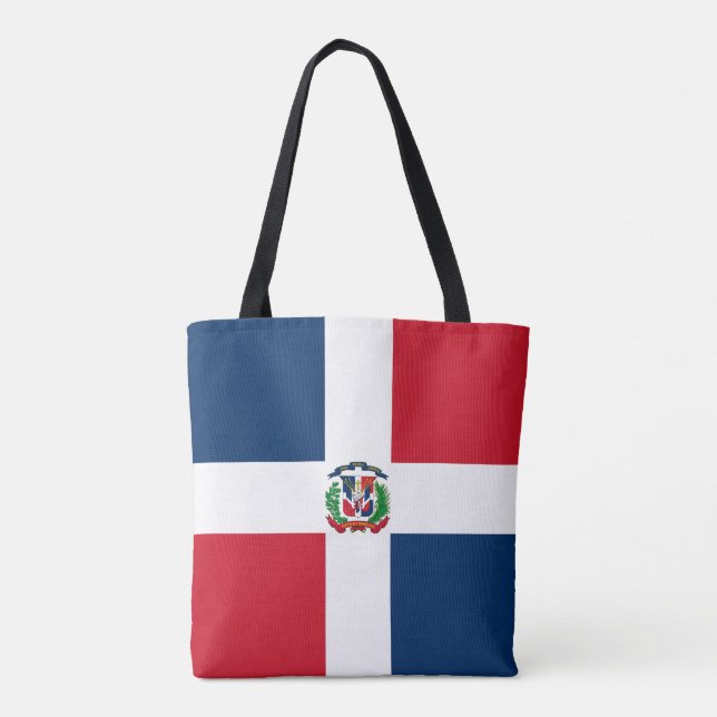 Dominican Republic Flag Tote Bag (Back)