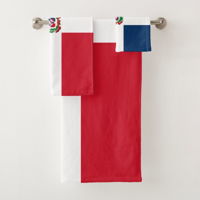 Dominican Republic flag Towel (Insitu)