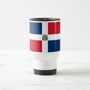 Dominican Republic Flag Travel Mug
