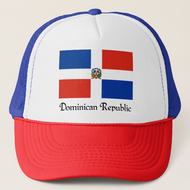 Dominican Republic flag Trucker Hat (Front)