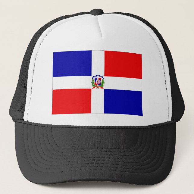 Dominican Republic Flag Trucker Hat (Front)