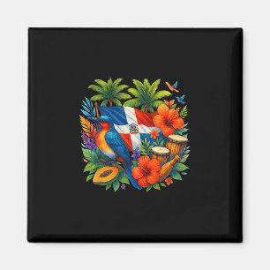 Dominican Republic Flag Vacation Travel Tropical S Magnet