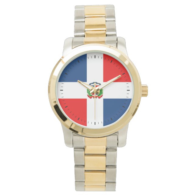 Dominican Republic Flag  Watch (Front)