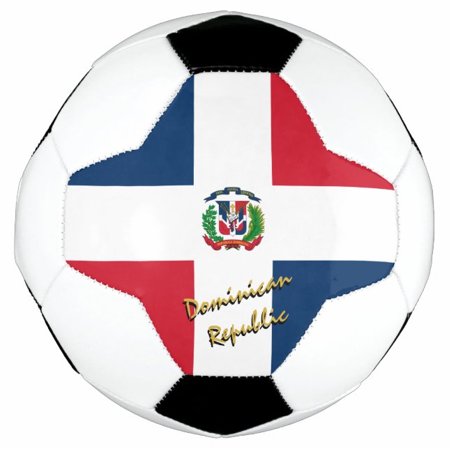 Dominican Republic Football & Flag / Sports (Front)