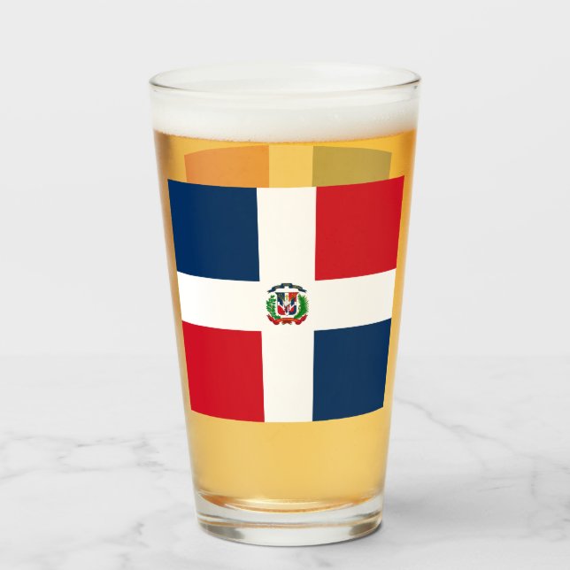 Dominican Republic Glass (Front Filled)
