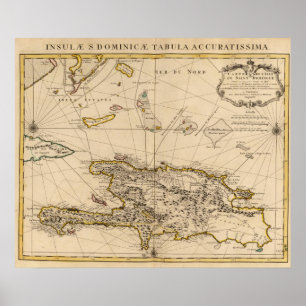 Dominican Republic, Haiti, West Indies Poster