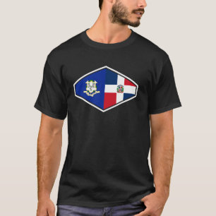 Dominican Republic Heritage Connecticut Pride T-Shirt