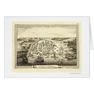 Dominican Republic Map by C.F. Fritzsch 1755