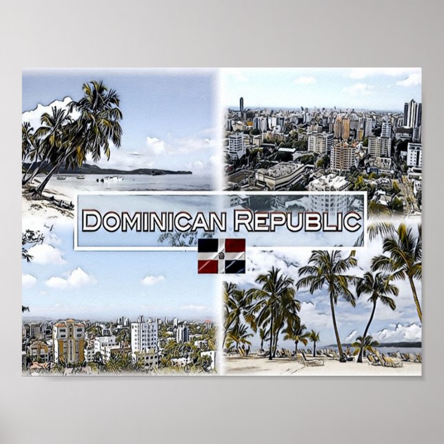 Dominican Republic - Mosaic - Poster (Front)
