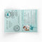 Dominican Republic Passport Wedding Invitation