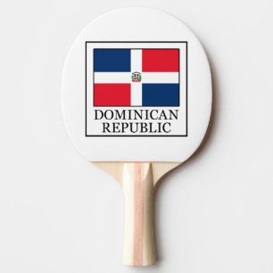Dominican Republic Ping Pong Paddle