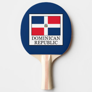 Dominican Republic Ping Pong Paddle