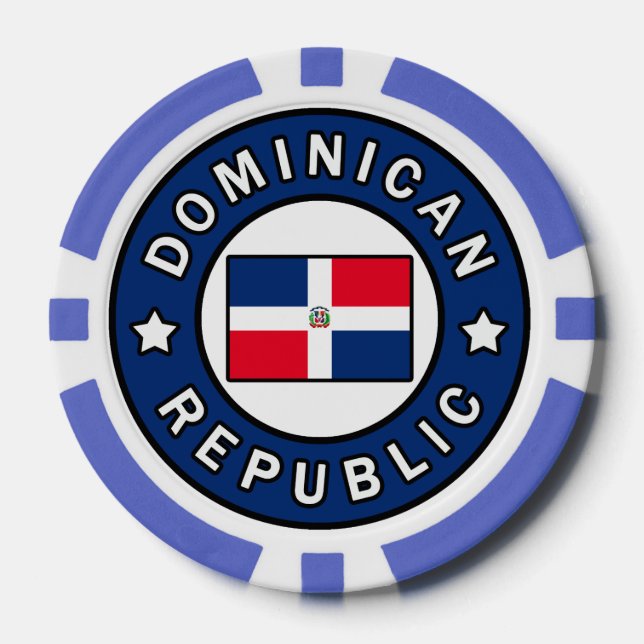 Dominican Republic Poker Chips (Front)