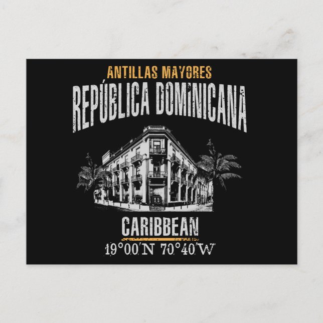 Dominican Republic Postcard (Front)