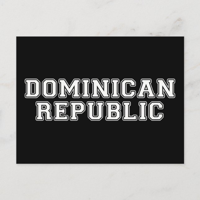 Dominican Republic Postcard (Front)