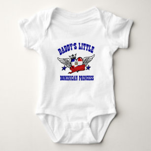 Dominican Republic Princess Design Baby Bodysuit