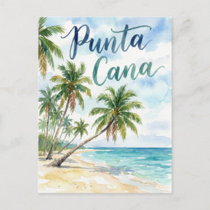 Dominican Republic Punta Cana Beach Postcard