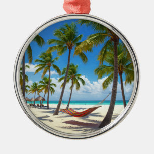 Dominican Republic Punta Cana Beach Travel Metal Tree Decoration
