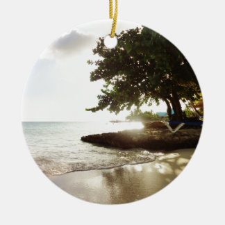 Dominican Republic Punta Canta Beach Ceramic Tree Decoration