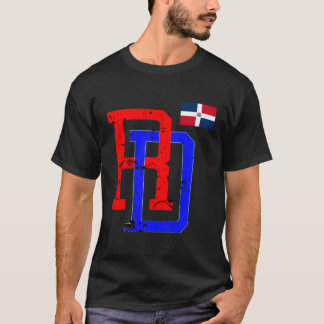 Dominican Republic Rd Flag Pride-Dominican T-Shirt