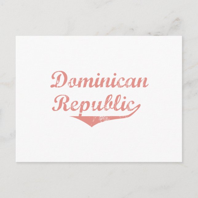 Dominican Republic Revolution Style Postcard (Front)