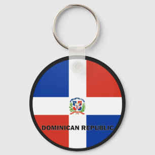 Dominican Republic Roundel quality Flag Key Ring