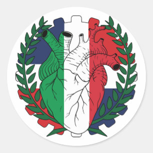 Dominican Republic Saint Josephs italian Italy Classic Round Sticker