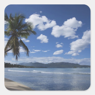 Dominican Republic, Samana Peninsula, Las 4 Square Sticker