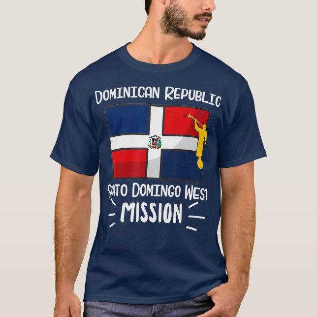 Dominican Republic Santo Domingo West Mormon LDS T-Shirt (Front)