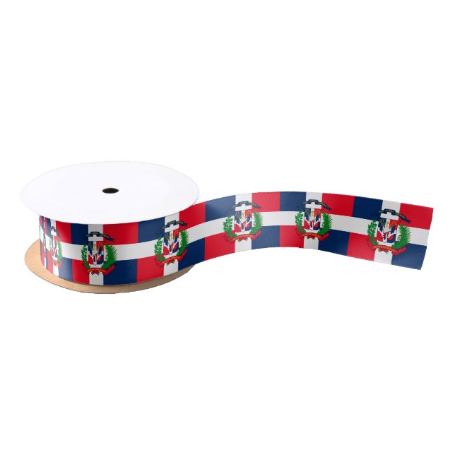 Dominican Republic Satin Ribbon (Spool)