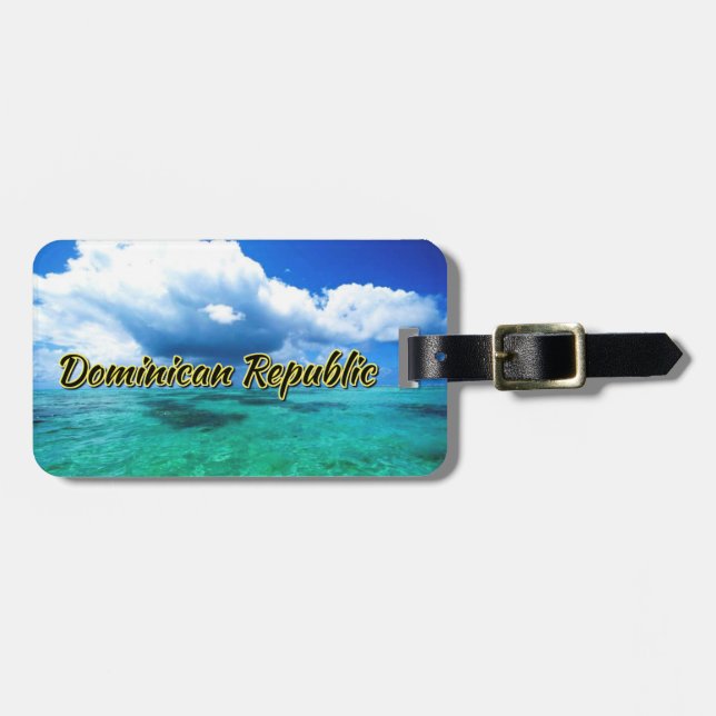 Dominican Republic sea sky Luggage Tag (Front Horizontal)